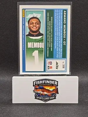 2025 Panini Donruss - Rated Rookie Armand Membou #358 Press Proof Green (RC) - Football Card Single