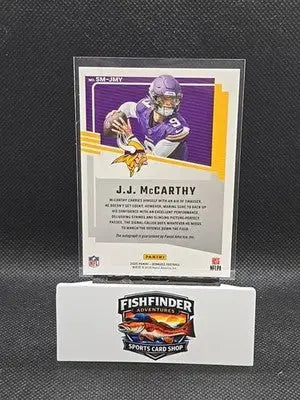 2025 Panini Donruss - Signature Marks J.J. McCarthy #SM-JMY (AU) - Football Card Single