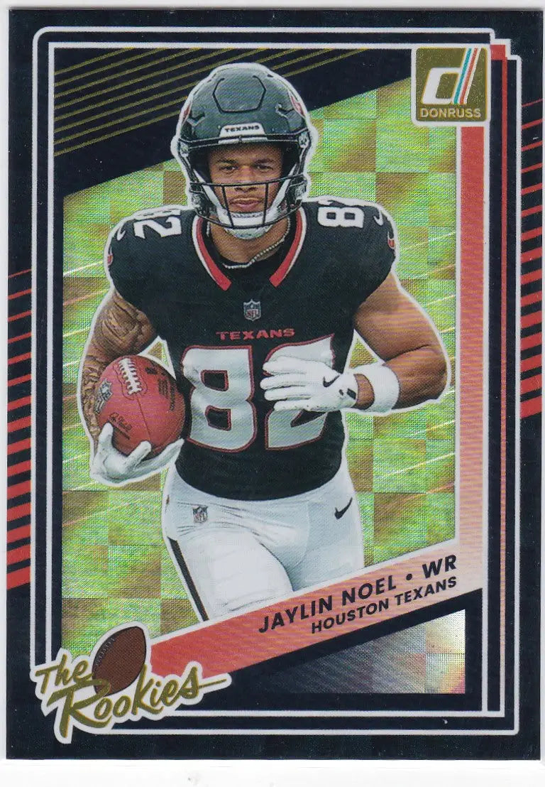 2025 Panini Donruss The Rookies #30 Jaylin Noel RC Houston Texans - Football Card Single