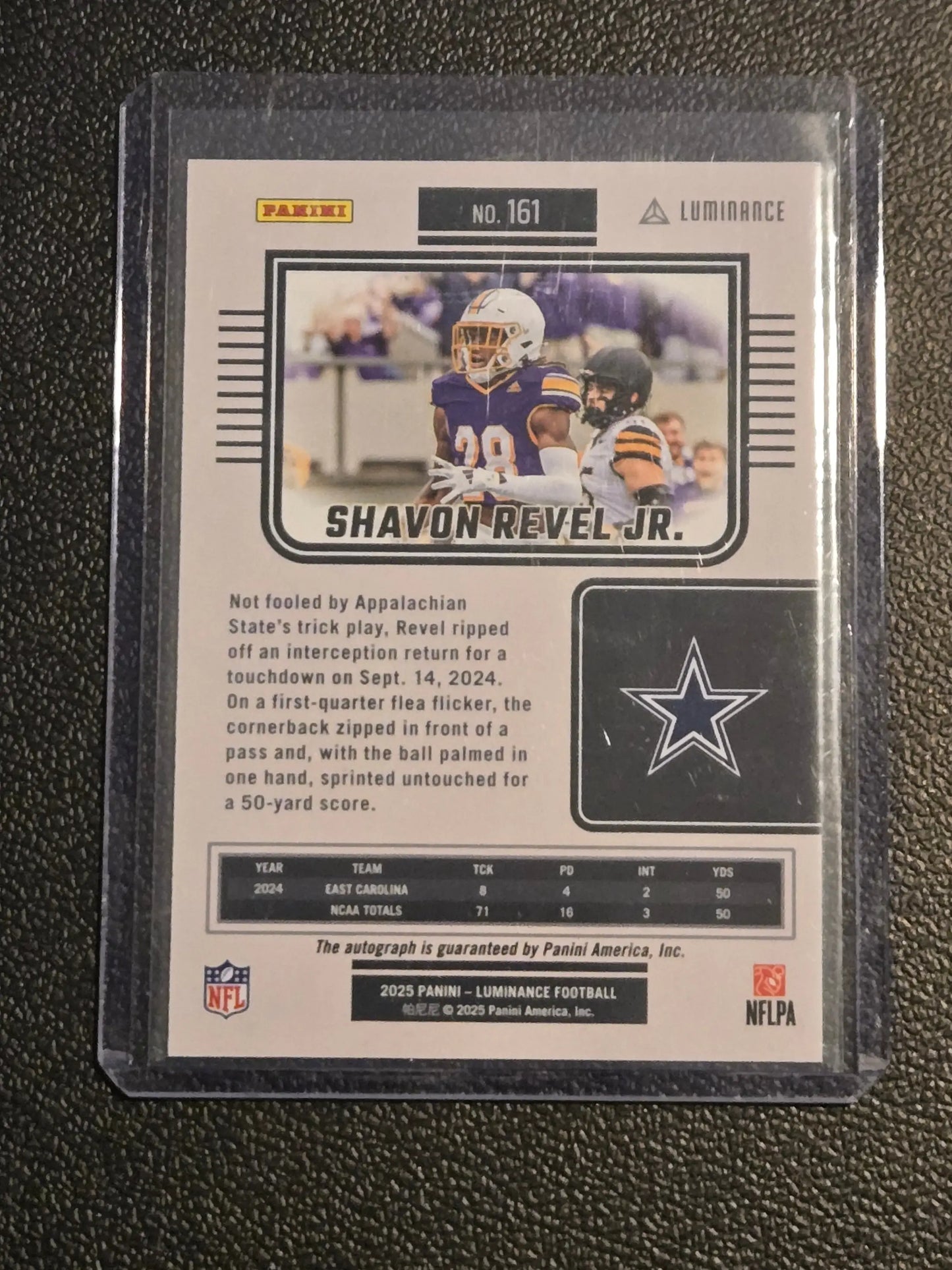 2025 Panini Luminance #161 Shavon Revel Jr. Base Luminance Auto #/700 - Football Card Single