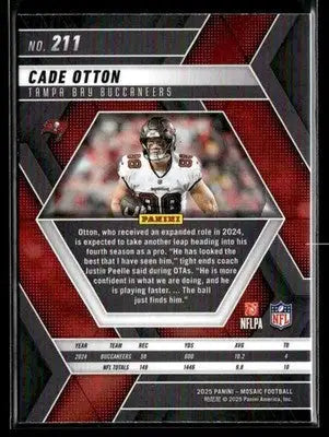 2025 Panini Mosaic #211 Cade Otton - Football Card Single