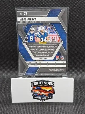 2025 Panini Mosaic - Alec Pierce #76 Reactive Blue Mosaic Prizm - Football Card Single