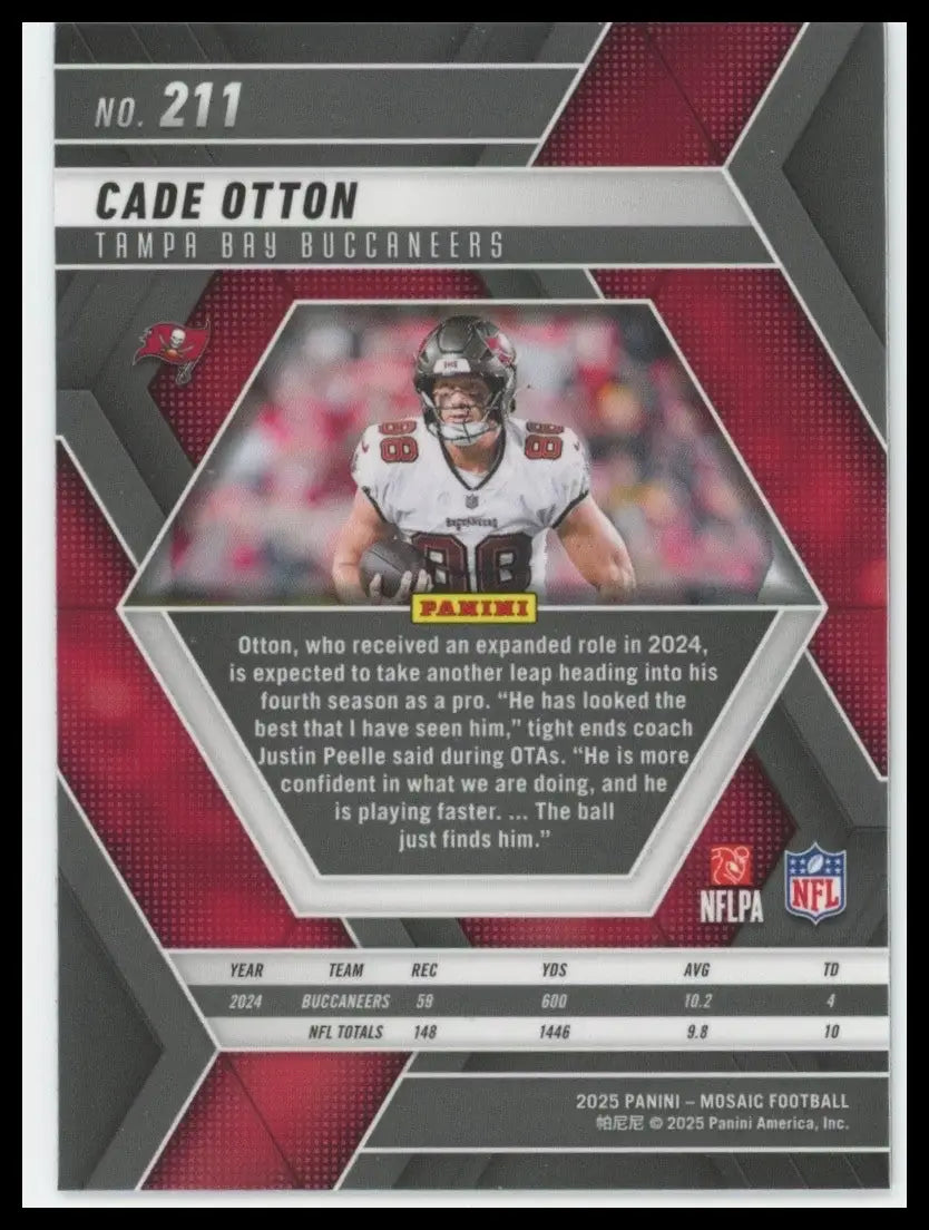2025 Panini Mosaic - Cade Otton #211 - Football Card Single