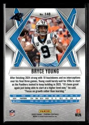 2025 Panini Phoenix Bryce Young #148 Carolina Panthers - Football Card Single