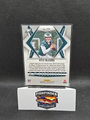 2025 Panini Phoenix - Rookies Kyle McCord #173 Purple Hyper /199 RC - Football Card Single