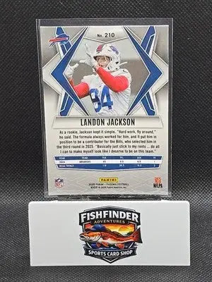 2025 Panini Phoenix - Rookies Landon Jackson #210 Silver Hyper (RC) - Football Card Single