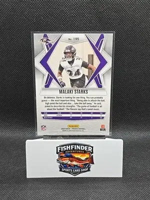 2025 Panini Phoenix - Rookies Malaki Starks #195 Silver Hyper (RC) - Football Card Single