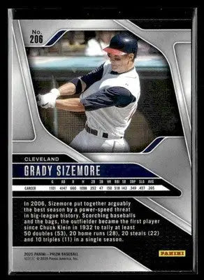 2025 Panini Prizm #206 Grady Sizemore - Baseball Card Single