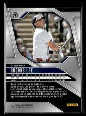 2025 Panini Prizm #253 Brooks Lee - Baseball Card Single