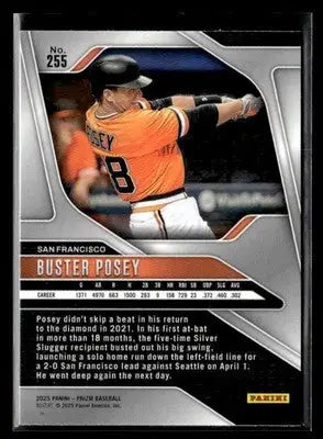 2025 Panini Prizm #255 Buster Posey - Baseball Card Single