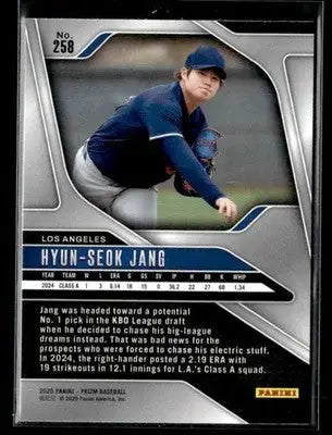 2025 Panini Prizm #258 Hyun-Seok Jang - Baseball Card Single