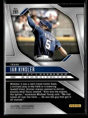 2025 Panini Prizm #261 Ian Kinsler - Baseball Card Single