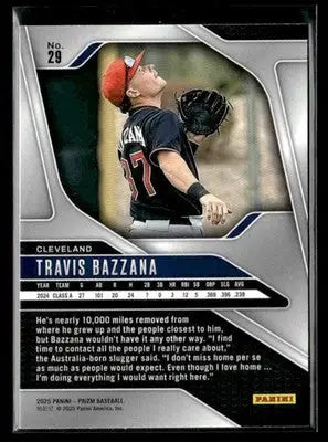 2025 Panini Prizm #29 Travis Bazzana - Baseball Card Single