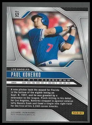 2025 Panini Prizm #52 Paul Konerko