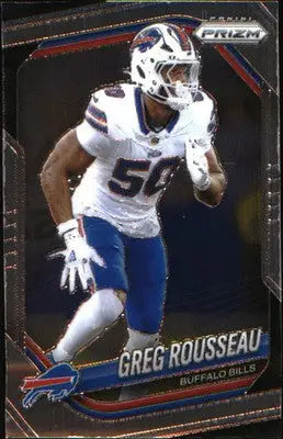 2025 Panini Prizm #9 Greg Rousseau - Football Card Single
