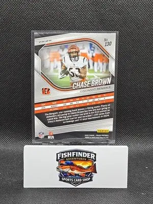 2025 Panini Prizm - Chase Brown #130 Green Wave Prizm - Football Card Single