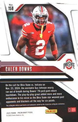 2025 Panini Prizm Draft Picks #159 Caleb Downs - Football Card Single