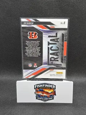 2025 Panini Prizm - Fractal Joe Burrow #8 - Football Card Single