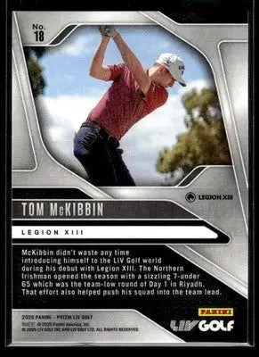 2025 Panini Prizm LIV Tom McKibbin #18 RC Legion XIII - Other