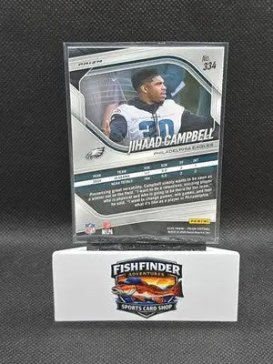 2025 Panini Prizm - Rookies Jihaad Campbell #334 Lazer Prizm (RC) - Football Card Single