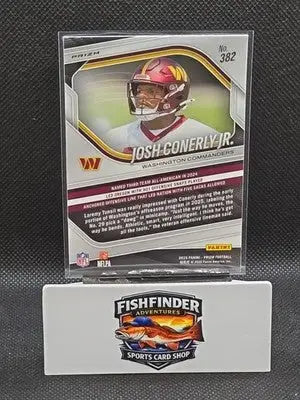 2025 Panini Prizm Rookies Josh Conerly Jr. No Huddle Prizm #382 Commanders - Football Card Single