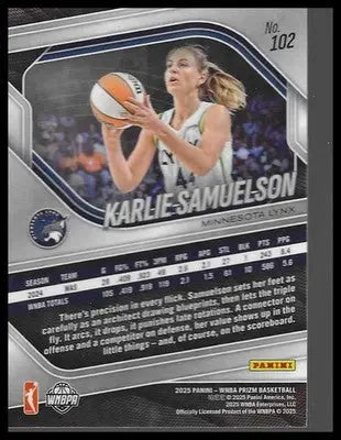2025 Panini Prizm WNBA #102 Karlie Samuelson - Basketball Card Single