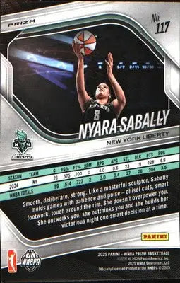 2025 Panini Prizm WNBA Ice Prizm #117 Nyara Sabally - Basketball Card Single
