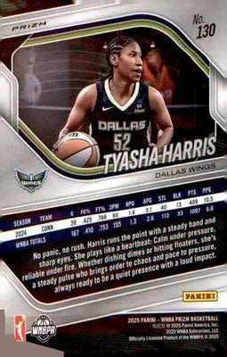 2025 Panini Prizm WNBA Silver Prizms #130 Tyasha Harris