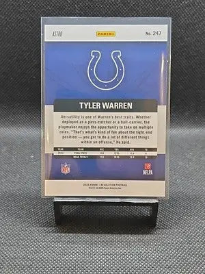 2025 Panini Revolution - Rookies Tyler Warren #247 Red Astro (RC) - Football Card Single