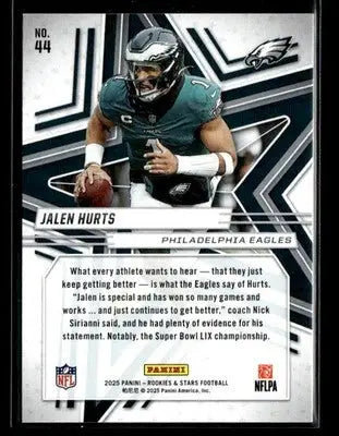 2025 Panini Rookies & Stars Jalen Hurts #44 Philadelphia Eagles - Football Card Single