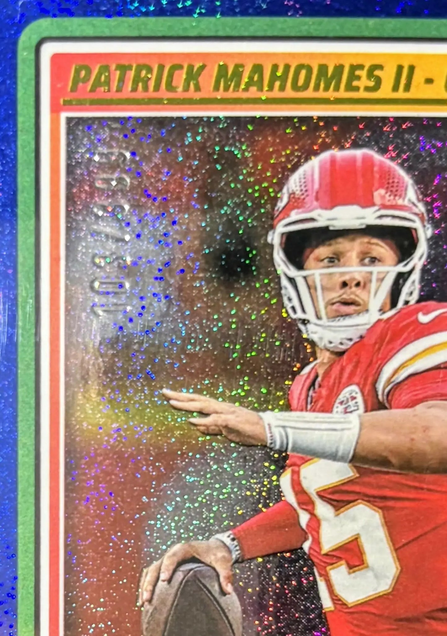 2025 PANINI SCORE BLUE SPARKLE HOLO SP 103/399 PATRICK MAHOMES SP - Football Card Single