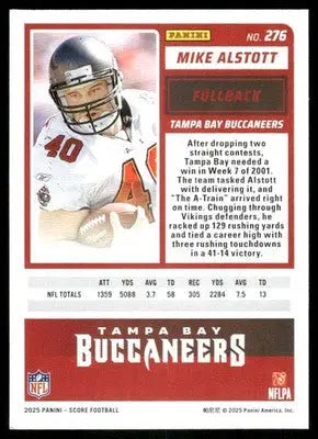 2025 Panini Score Football Mike Alstott #276 Football - Football Card Single