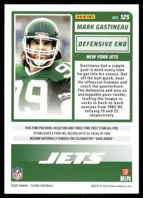 2025 Panini Score Mark Gastineau #125 Football - Football Card Single