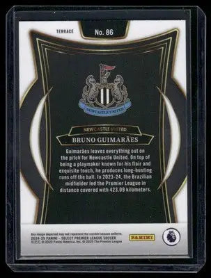 2025 Panini Select Bruno Guimarães #86 Soccer - Soccer Card Single