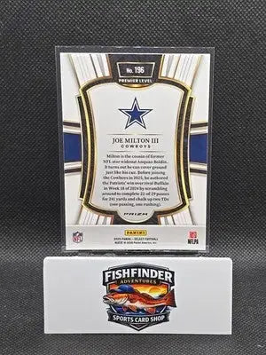 2025 Panini Select - Premier Level Joe Milton III #196 Pink Shock Prizm - Football Card Single