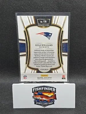 2025 Panini Select - Premier Level Kyle Williams #178 Purple Shock Prizm /699... - Football Card Single