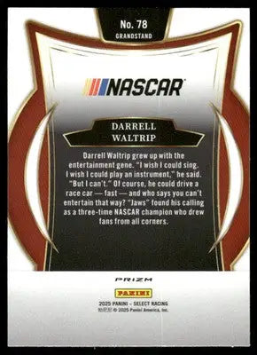 2025 Panini Select Racing Darrell Waltrip #78 Racing - Racing Card Single