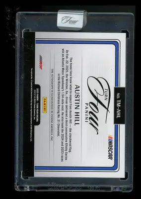 2025 Panini Turn Four Timeless Moments Austin Hill #TM-AHL 06/49 Racing - Racing Card Single
