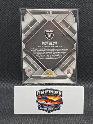 2025 Prizm No Huddle Jack Beach Emergent Rookie #11 - Football Card Single