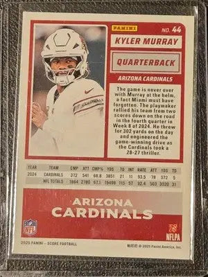 2025 Score #44 Kyler Murray Stars #/499