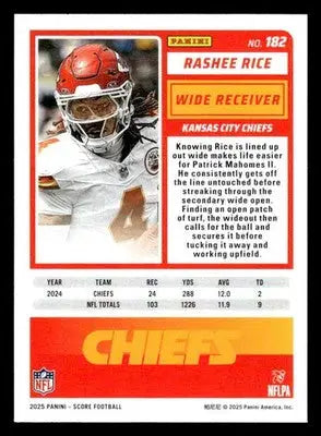 2025 Score-A-Treat #182 Rashee Rice - Football Card Single