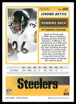 2025 Score a Treat Jerome Bettis #245 Football - Football Card Single