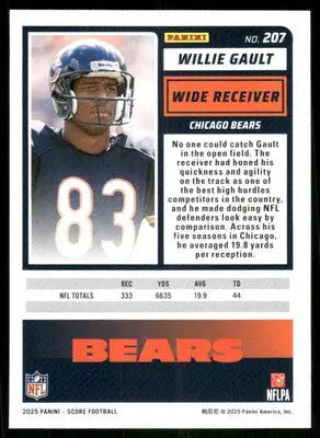 2025 Score A Treat Willie Gault #207 Football - Football Card Single