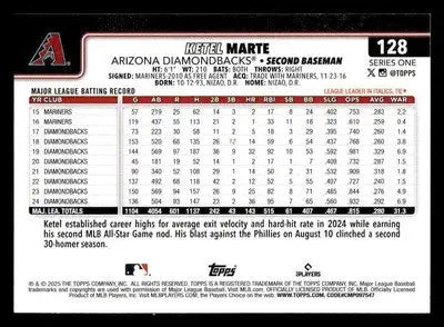 2025 Topps #128 Ketel Marte - Baseball Card Single
