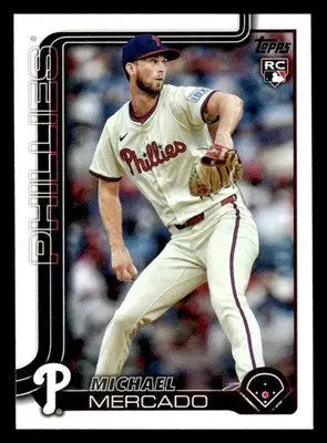 2025 Topps #582 Michael Mercado - Baseball Card Single