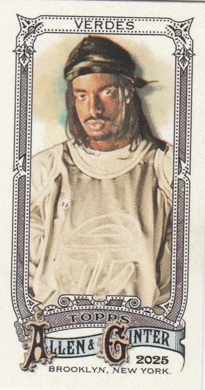 2025 Topps Allen & Ginter Mini #298 Tai Verdes Musician - Music Card Single