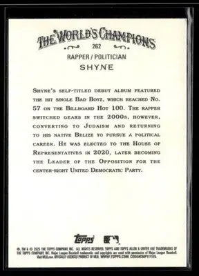2025 Topps Allen & Ginter Shyne #262 Rapper/Politician - Other