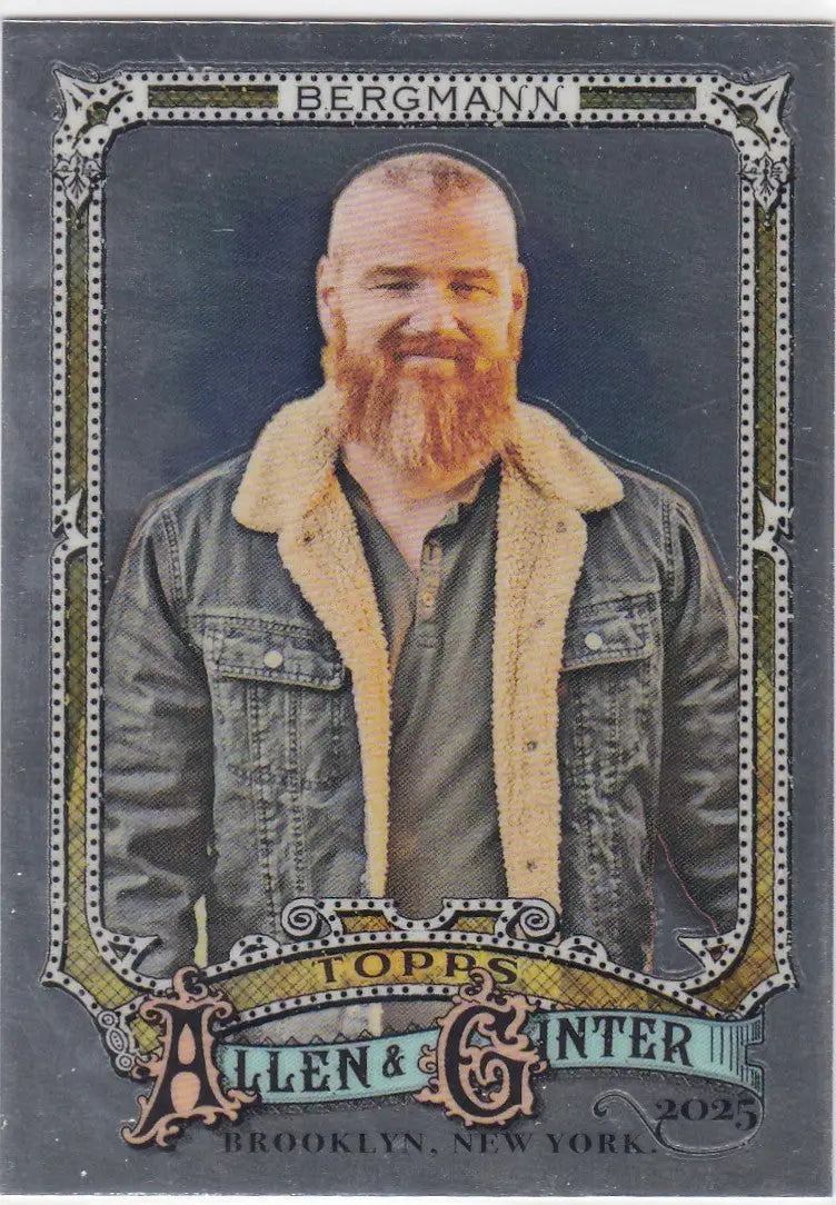 2025 Topps Allen & Ginter Silver Portrait #261 Wes Bergman - Baseball Card Single