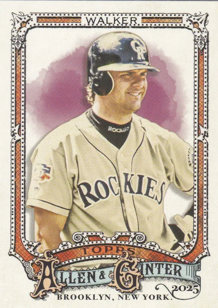 2025 Topps Allen & Ginter SP #335 Larry Walker Colorado Rockies - Baseball Card Single