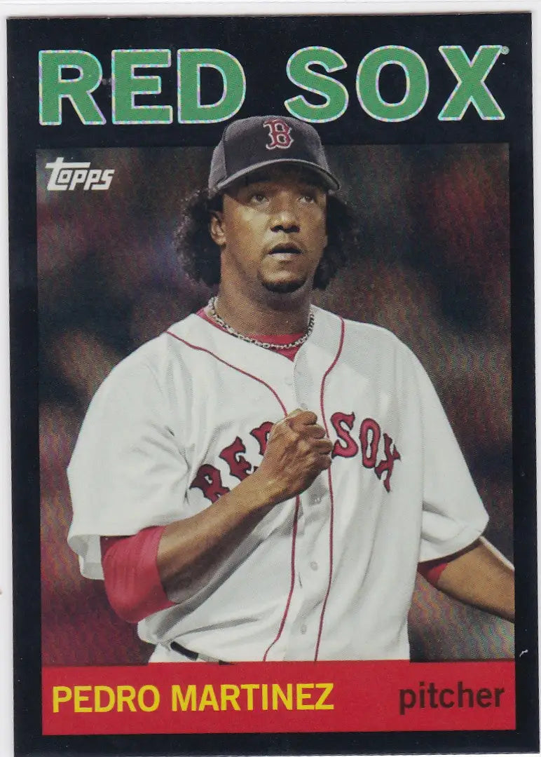 2025 Topps Archives Black Foil #29 Pedro Martinez Boston Red Sox - Baseball Card Single
